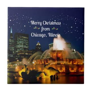 Carreau Joyeux Noël de Chicago,