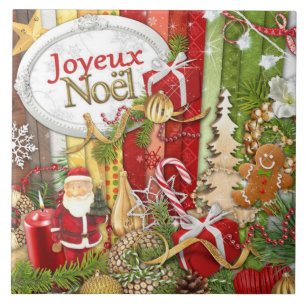 Carreau Joyeux Noel (Joyeux Noël français)