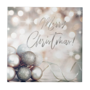 Carreau Joyeux ornements de Noël