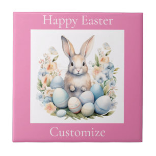 Carreau Joyeux Panier lapin de Pâques Thunder_Cove