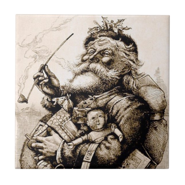Carreau Joyeux Père Noël (Devant)