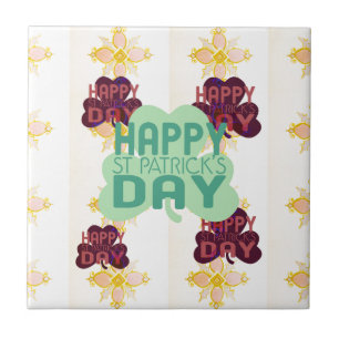 Carreau Joyeux Saint Patrick's Day Lovely Art Print