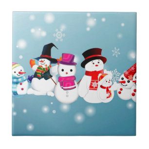 Carreau Joyeux Snowmen