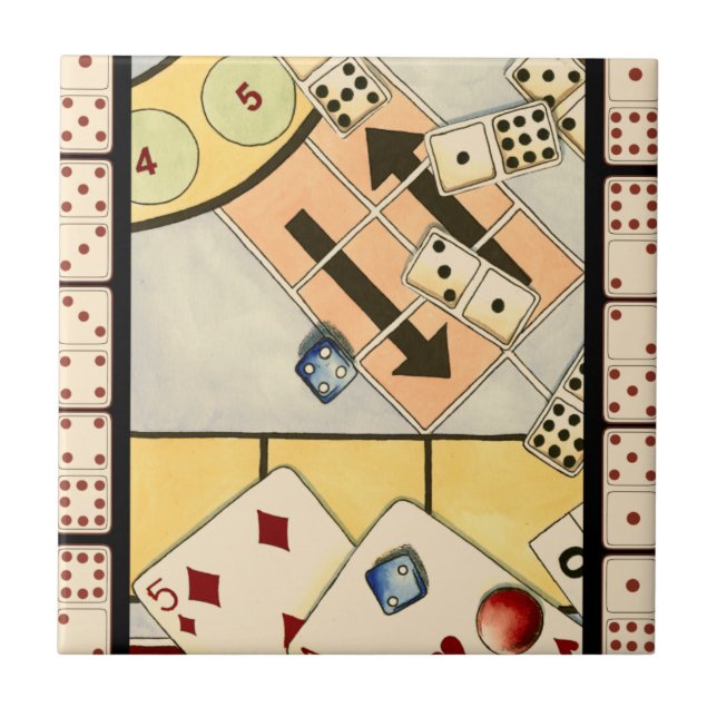 Carreau Jumbled Assortiment of Games of Chance (Devant)