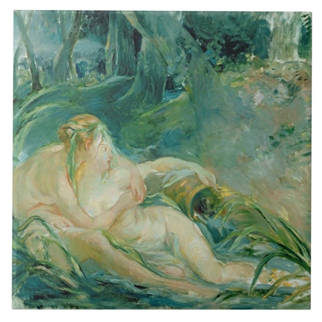 Carreau Jupiter et Callisto, après une peinture par (Devant)