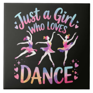 Carreau Juste une fille qui aime la danse
