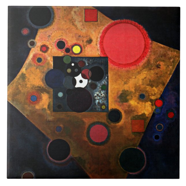 Carreau Kandinsky - Accent sur rose (Devant)