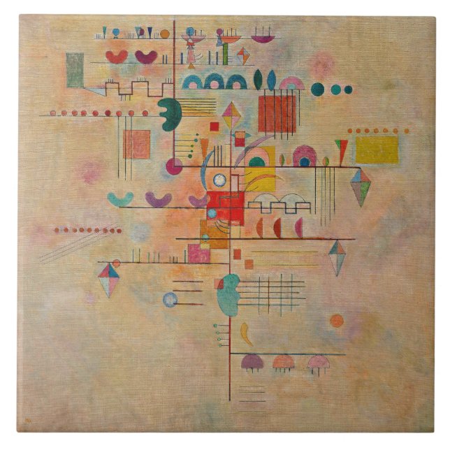 Carreau Kandinsky - Ascension gracieuse (Devant)
