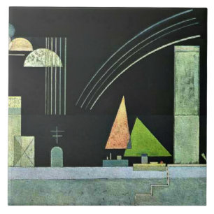 Carreau Kandinsky - Au repos, célèbre peinture,