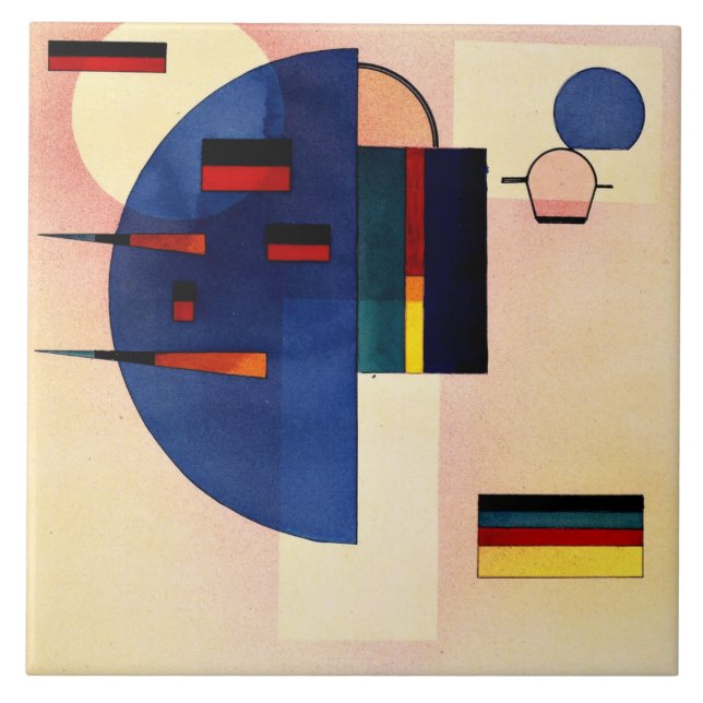 Carreau Kandinsky - Calmé, peinture populaire, (Devant)