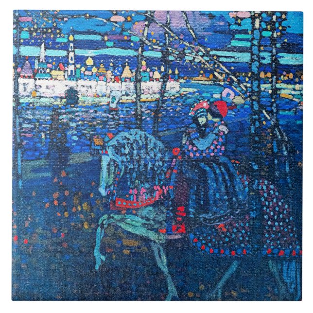 Carreau Kandinsky - Couple à cheval (Devant)