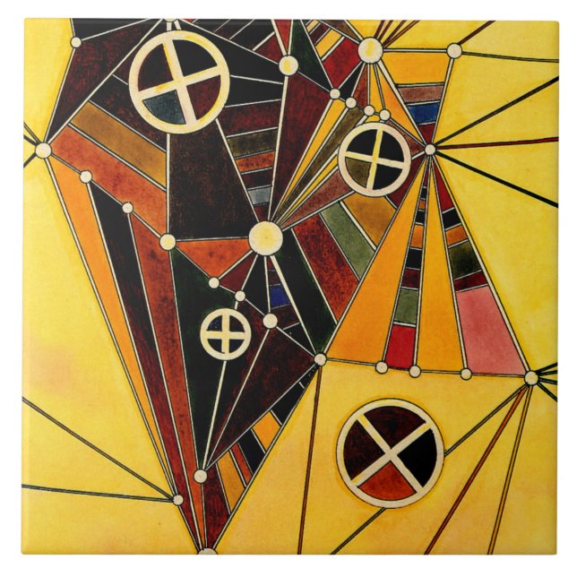 Carreau Kandinsky - Dans le réseau, (Devant)