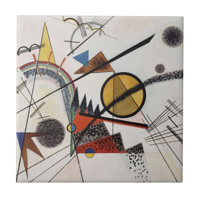 Carreau Kandinsky Expressionniste Absract Peinture (Devant)