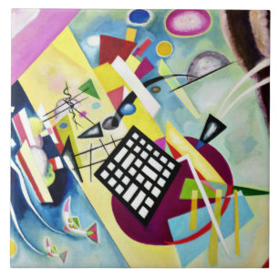 Carreau Kandinsky - Grille noire