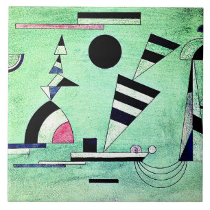Carreau Kandinsky - Immergé dans l'art vert, populaire,
