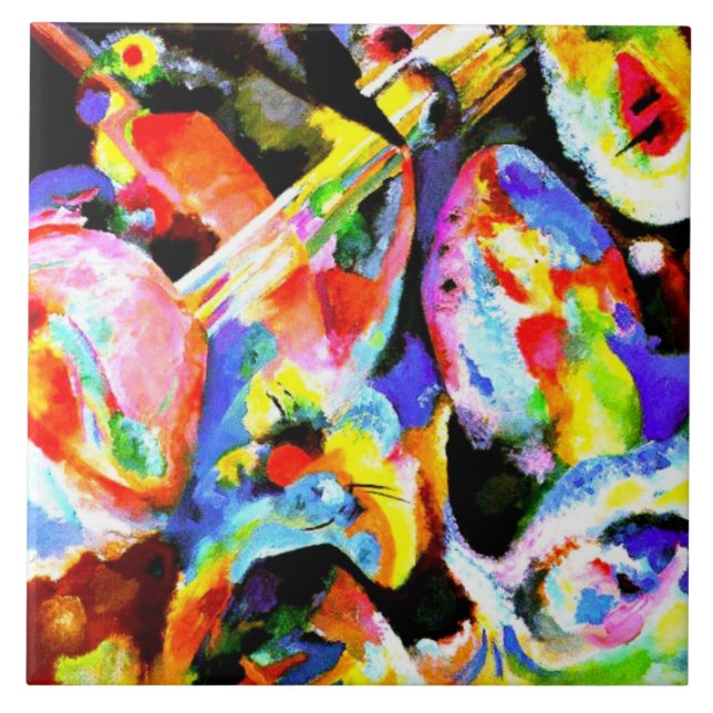 Carreau Kandinsky - Improvisation d'inondation (Devant)