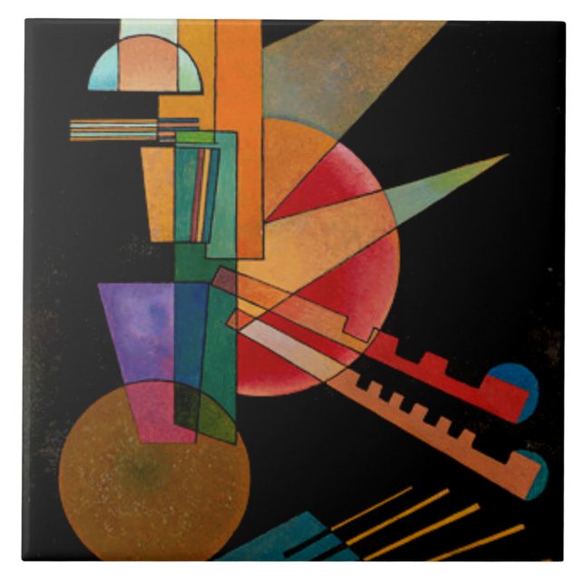 Carreau Kandinsky - Interprétation Abstraite (Devant)