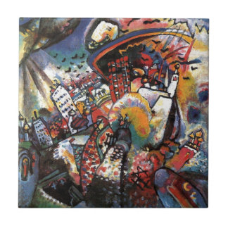 Carreau Kandinsky Moscou I Cityscape peinture Abstraite