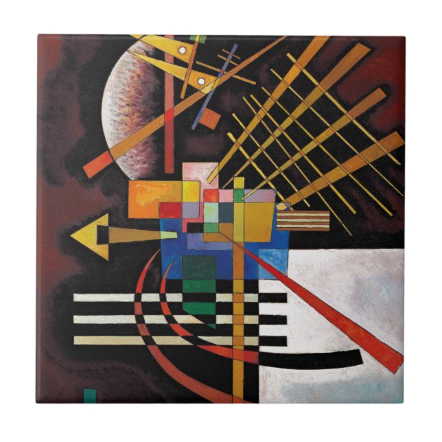 Carreau Kandinsky peinture Abstraite oeuvre classique (Devant)