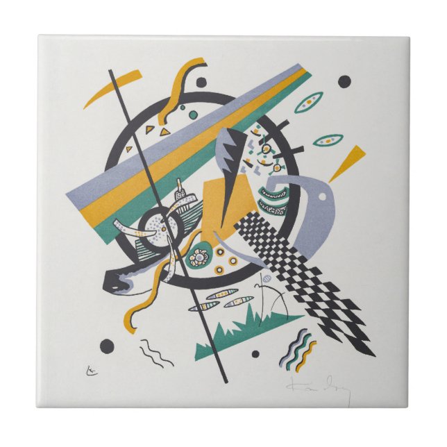 Carreau Kandinsky Petits Mondes IV Art Abstrait (Devant)