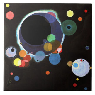 Carreau Kandinsky - Plusieurs cercles