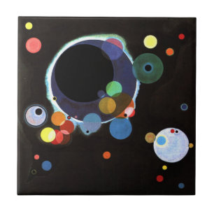 Carreau Kandinsky - Plusieurs cercles