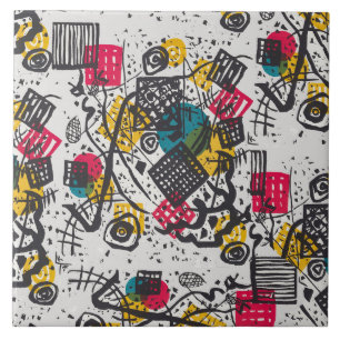 Carreau Kandinsky Small Worlds V Classic Abstrait