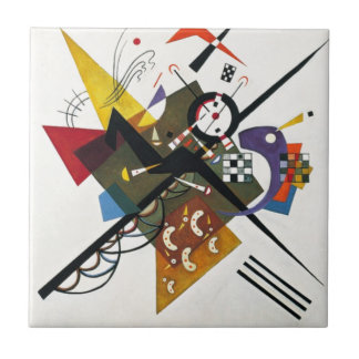 Carreau Kandinsky Sur Blanc Deux Peintures Abstraites