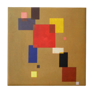Carreau Kandinsky Treize Rectangles peinture Abstraite