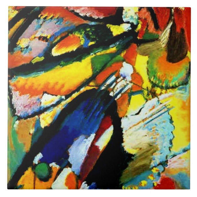 Carreau Kandinsky - Un ange du jugement Dernier,  (Devant)