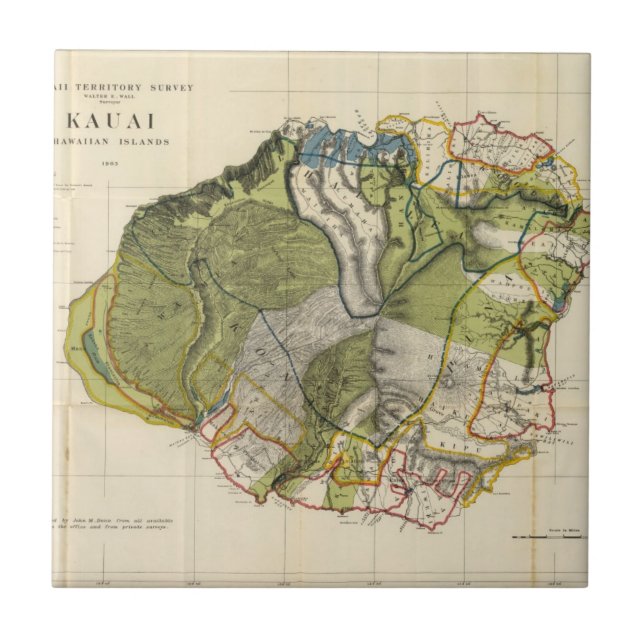 Carreau Kauai, Hawaï (Devant)