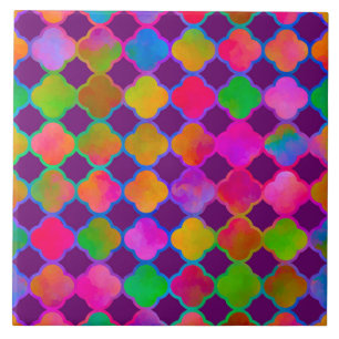 Carreau Kazbar Couleur Violet Foncé