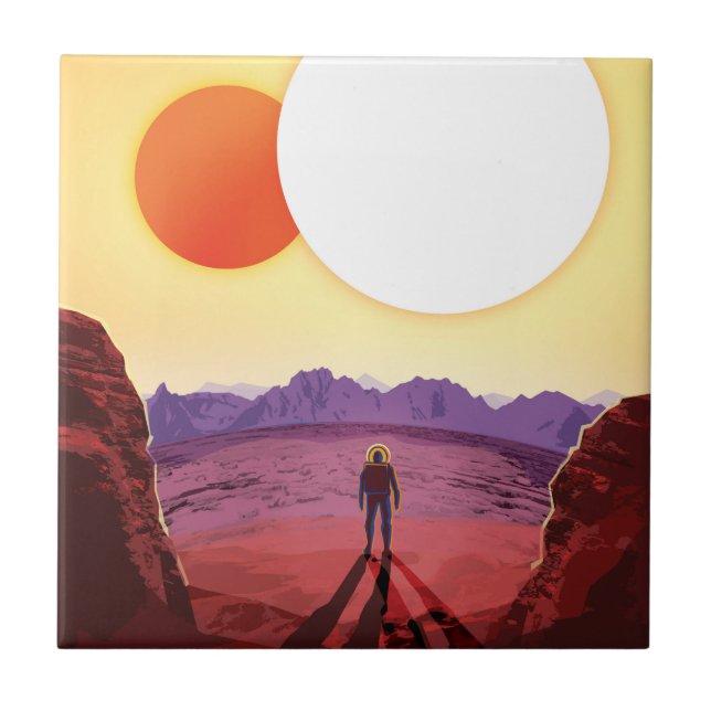 Carreau Kepler Space Voyage Destination Planète Aventure (Devant)