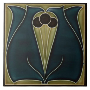 Carreau Keramik Tile - Jugendstil - Design Tile