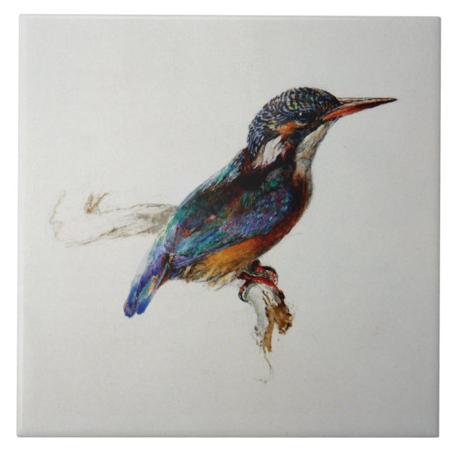 Carreau Kingfisher (par John Ruskin) (Devant)