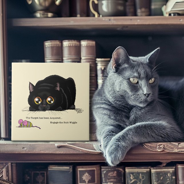 Carreau Kitty Butt-Wiggle (Créateur téléchargé)