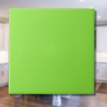 Carreau Kiwi Vert couleur solide | Classique | Élégant<br><div class="desc">Kiwi Vert couleur solide | Classique | Élégant | tendance | Style | Cadeau</div>
