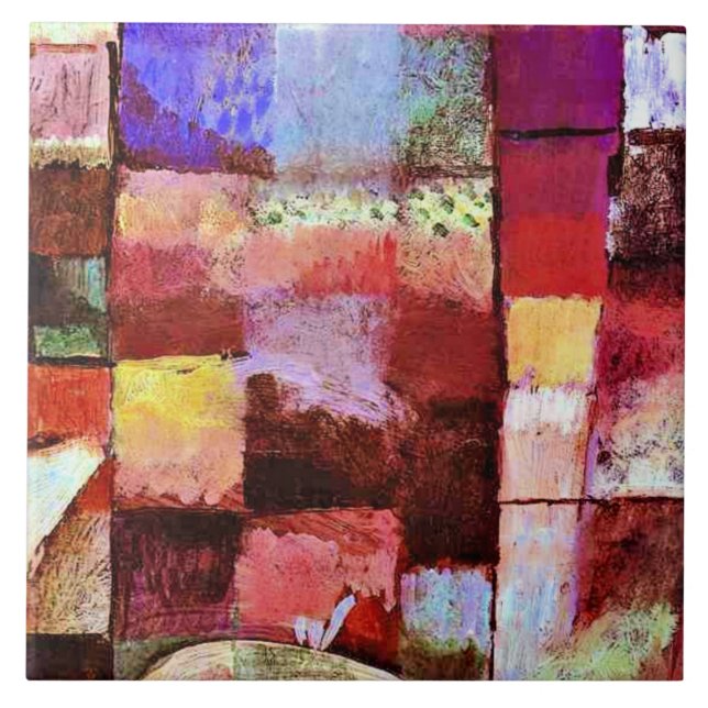 Carreau Klee - Cette Fleur veut se fondre (Devant)