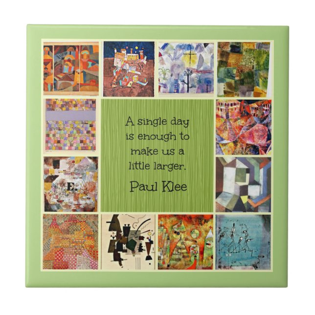 Carreau Klee - Collage Coloré (Devant)