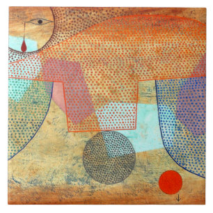 Carreau Klee - Coucher de soleil