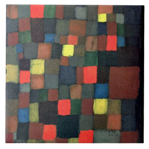 Carreau Klee - Harmonie Abstraite des couleurs avec les Ca