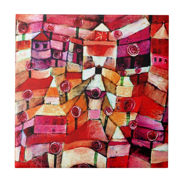 Carreau Klee - Jardin de roses (Devant)