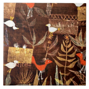 Carreau Klee - Jardin des oiseaux
