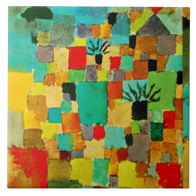 Carreau Klee - Jardins Tunisiens du Sud (Devant)