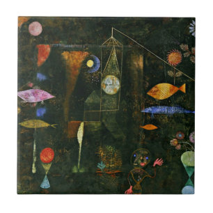 Carreau Klee - Magie de poissons