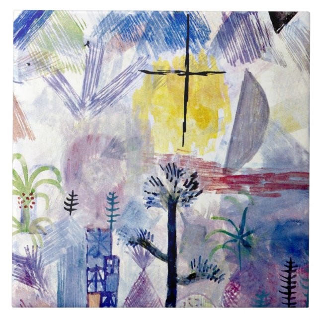 Carreau Klee - Paysage inachevé (Devant)