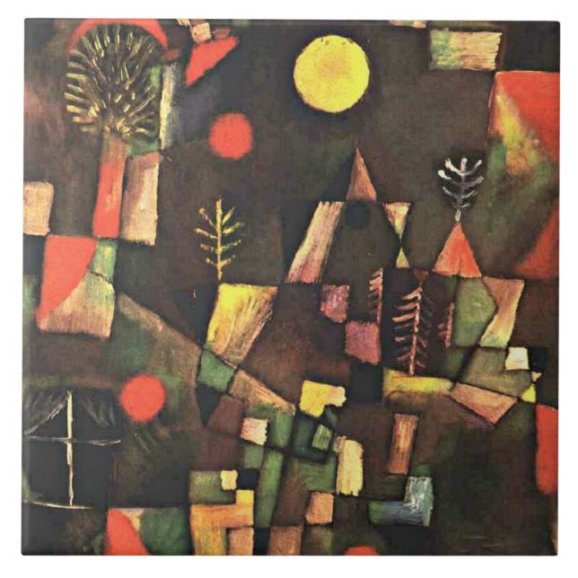 Carreau Klee - Pleine Lune, (Devant)