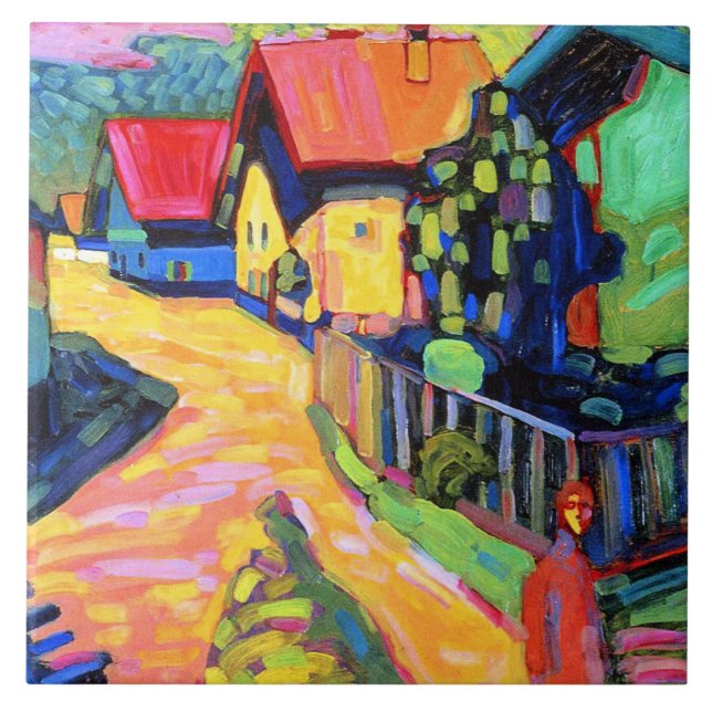 Carreau Klee - Rue de Murnau avec femmes, (Devant)