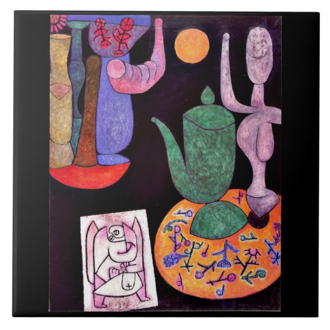 Carreau Klee - Sans titre, vie morte, 1940. (Devant)