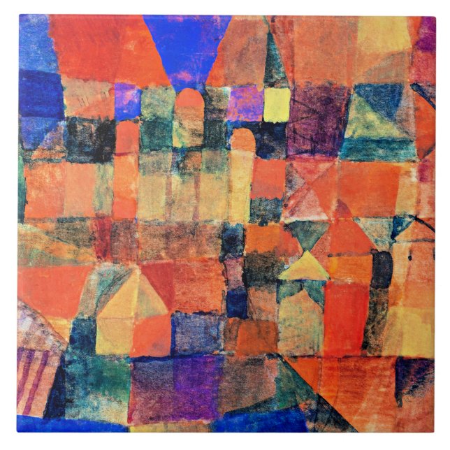 Carreau Klee - Ville aux trois dômes (Devant)